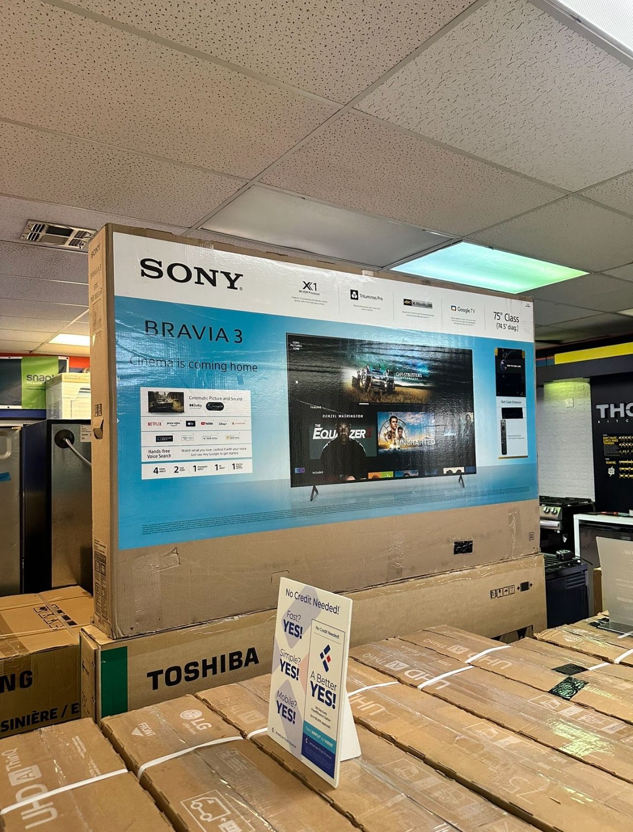 75” Sony Bravia 3 4K UHD Smart Tv