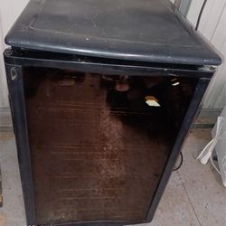 Glass Front Mini Fridge Refrigerator 