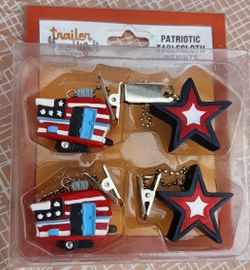 AMERICAN tablecloth holders
