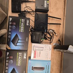 Modems and routers lot