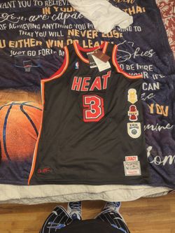 1996-97 Miami Heat D Wade legacy Swingman Jersey 