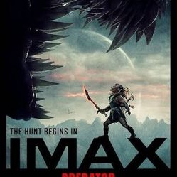 Predator Badlands IMAX Tickets For Only 10$