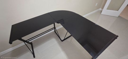 Glass Top Desk 30.00