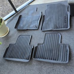 2016-2021 Honda Civic 08P17-TBA-300 OEM Rubber Floor Mats - Full Set of 4