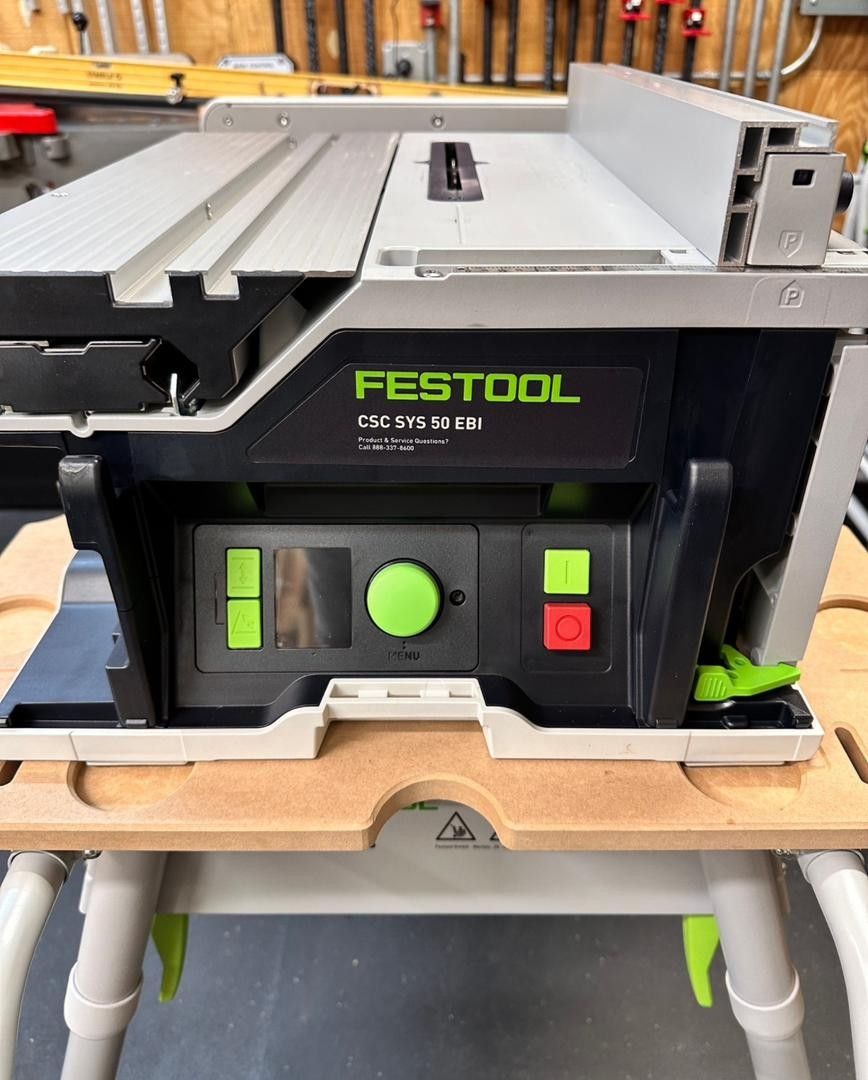 Festool CSC SYS 50 EBI Cordless Sliding Table saw