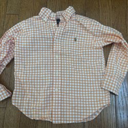 Toddler Boys Long Sleeve Button Down Shirt-Size 4/4T