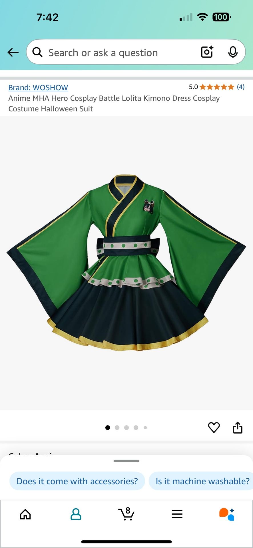 Anime Cosplay Costume