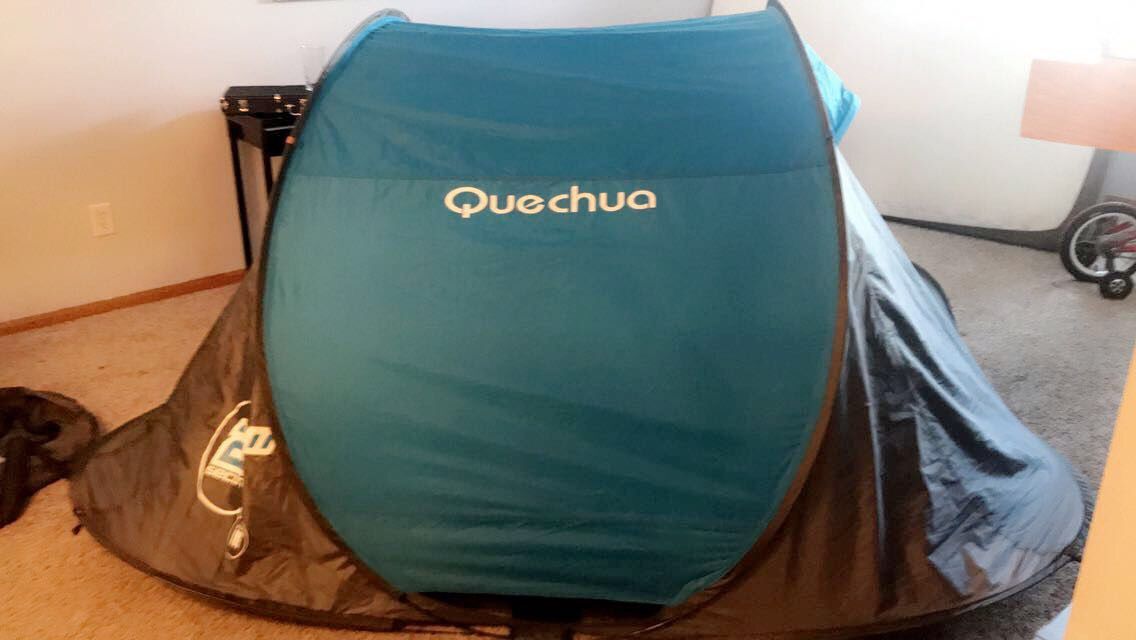 Quenchua 2 Seconds 3 man pop up tent