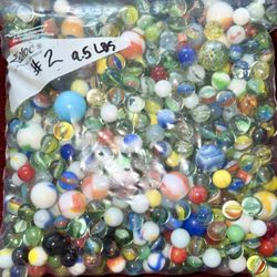 Marbles Lot’s Of Them 9.5 Lbs.  Bag #2 As Seen In picture.