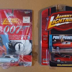 Johnny Lightning James Bond Thunderball Mustang & 1965 Mustang 2+2 Fastback