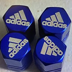 Adidas tire valve stem caps four pack