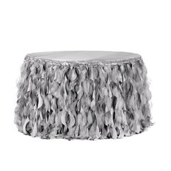 Party Table Skirt Silver And Sashes Bundle