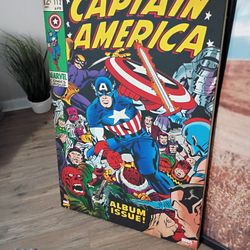 Captain America Picture -Preowned