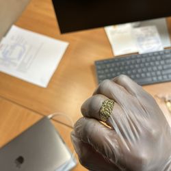 10k Nugget Ring 