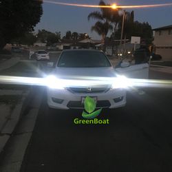 H11 H9 H8 LED Headlight Bulb Kit Low Beam Fog Light 60W 6000K 7600LM US brand#GreenBoat