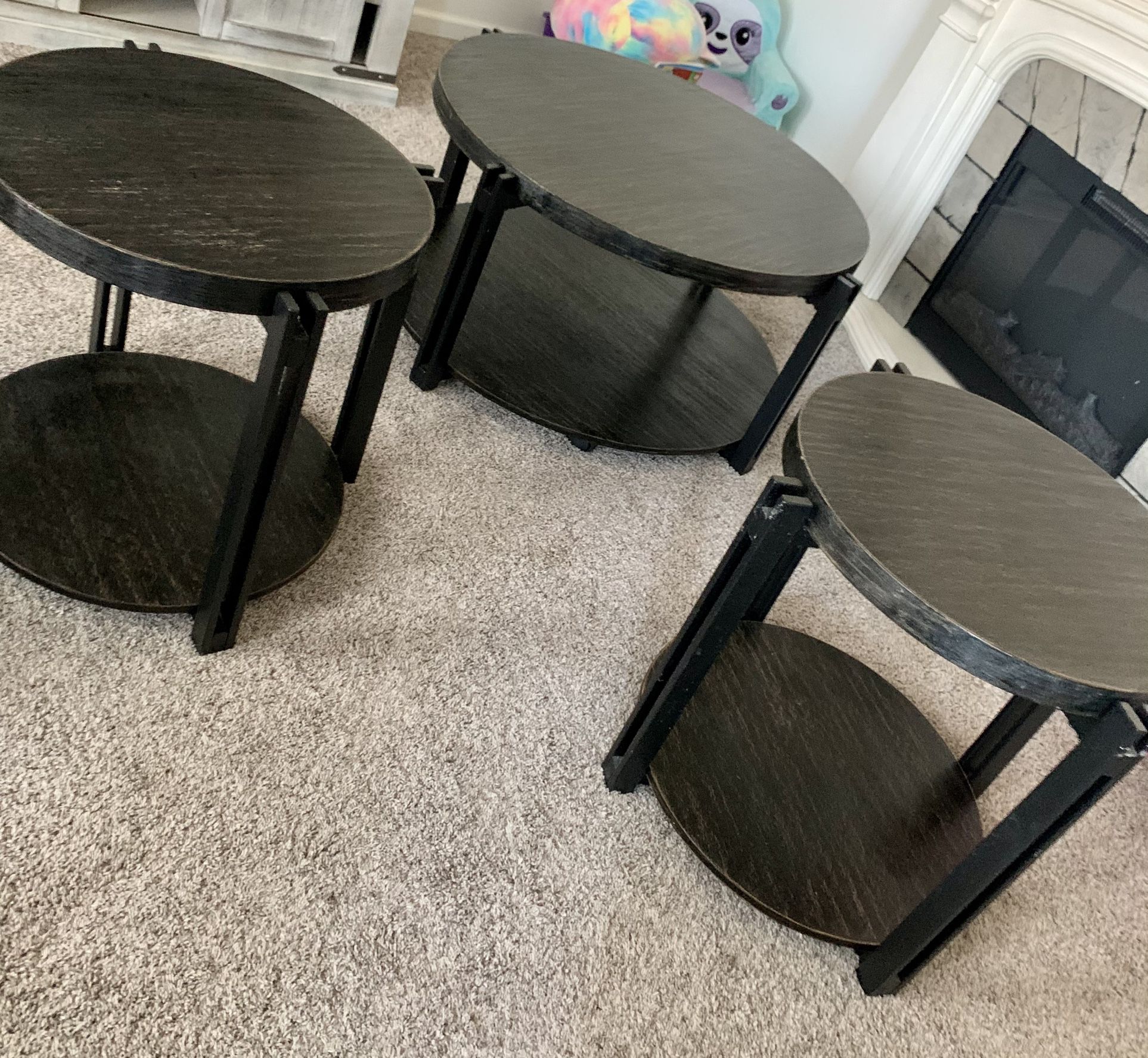 Ashley Furniture Coffee Table And 2 End Tables