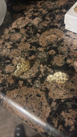 Gold nuggets and ring