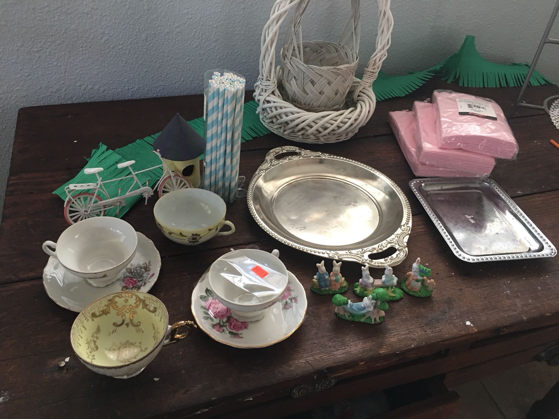 Tea party theme decor