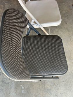 Metal folding chairs