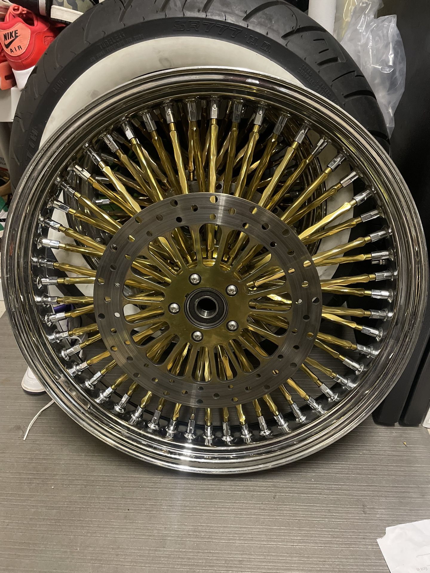 Harley Road King Twisted Spokes