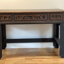 Chinese Carved Bureau / Desk 1930s-40s