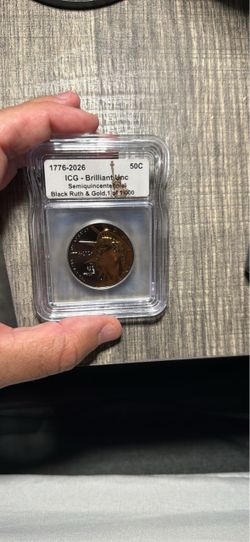 Black&Ruth gold coin