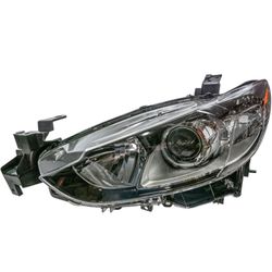TRQ Left Headlight Assembly Compatible with 2014-2020 Mazda 6
