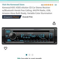 (NEW) Kenwood KDC-X305 Headunit Stereo