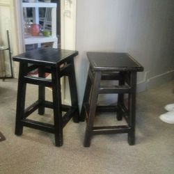 Awesome wooden stools Set Of Two 60 Or 30each