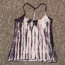 Medium Victoria’s Secret Yoga Bra Tye Dye Print 
