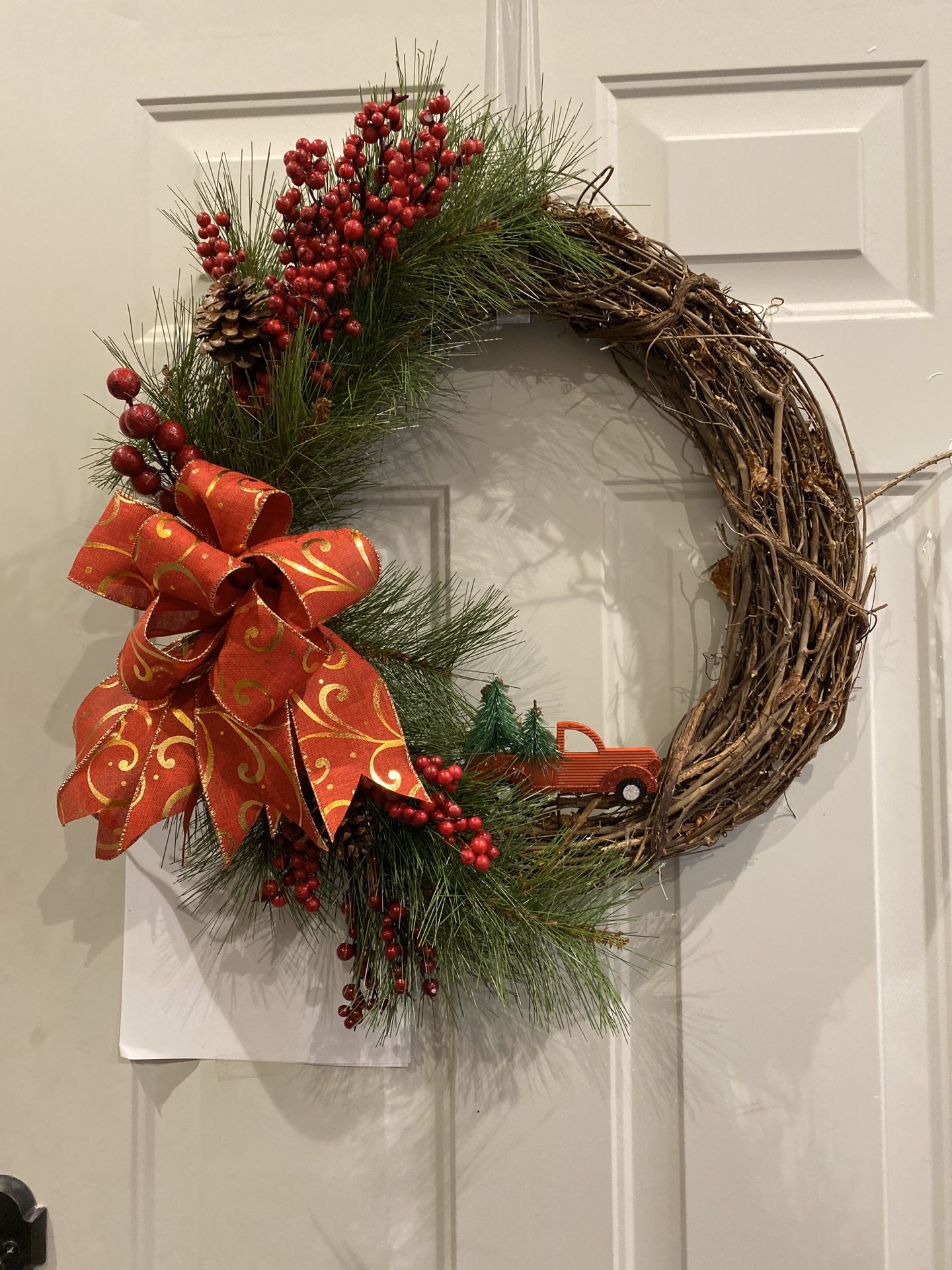 Christmas door wreath