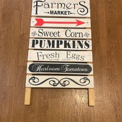 Farmer Market Sign