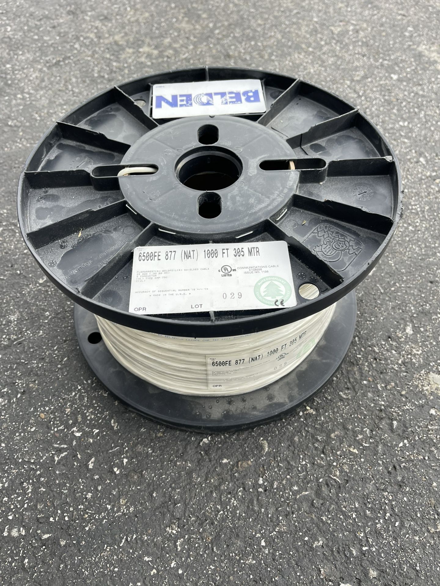 Belden 6500fe Commercial Security And Audio Cable