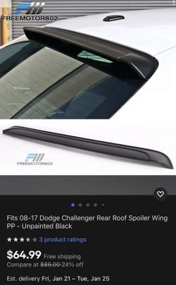 Challenger Rear Roof Wing