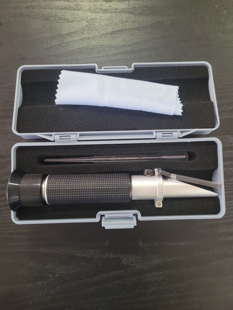 Portable Refractometer Salinity Seawater Saltwater Aquarium Tank Tool