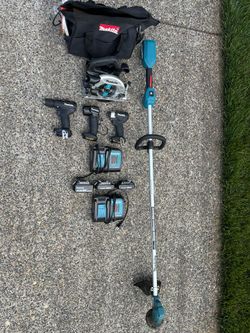 Makita 5 piece power toolset