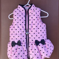 Pink Baby Puffer Vest Jacket 18 Months.