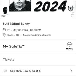 Bad Bunny Most Wanted Tour 2 Tickets Flagship Suite Available 