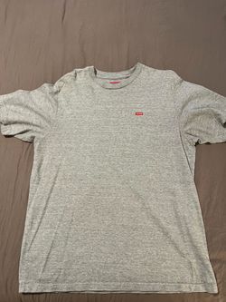 Supreme FW24 Small Box Tee Heather Grey Large