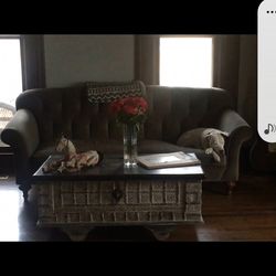 Nadeau - Antique looking coffee table trunk