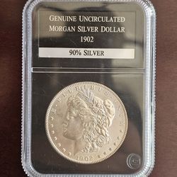 Uncirculated 1902 New Orleans Mint Morgan Dollar