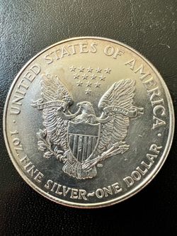 Walking Liberty silver dollar 1998