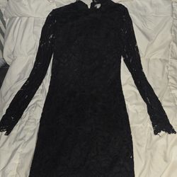 Black Junior Lace Dress