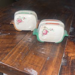 Antique Salt And Pepper Shakers
