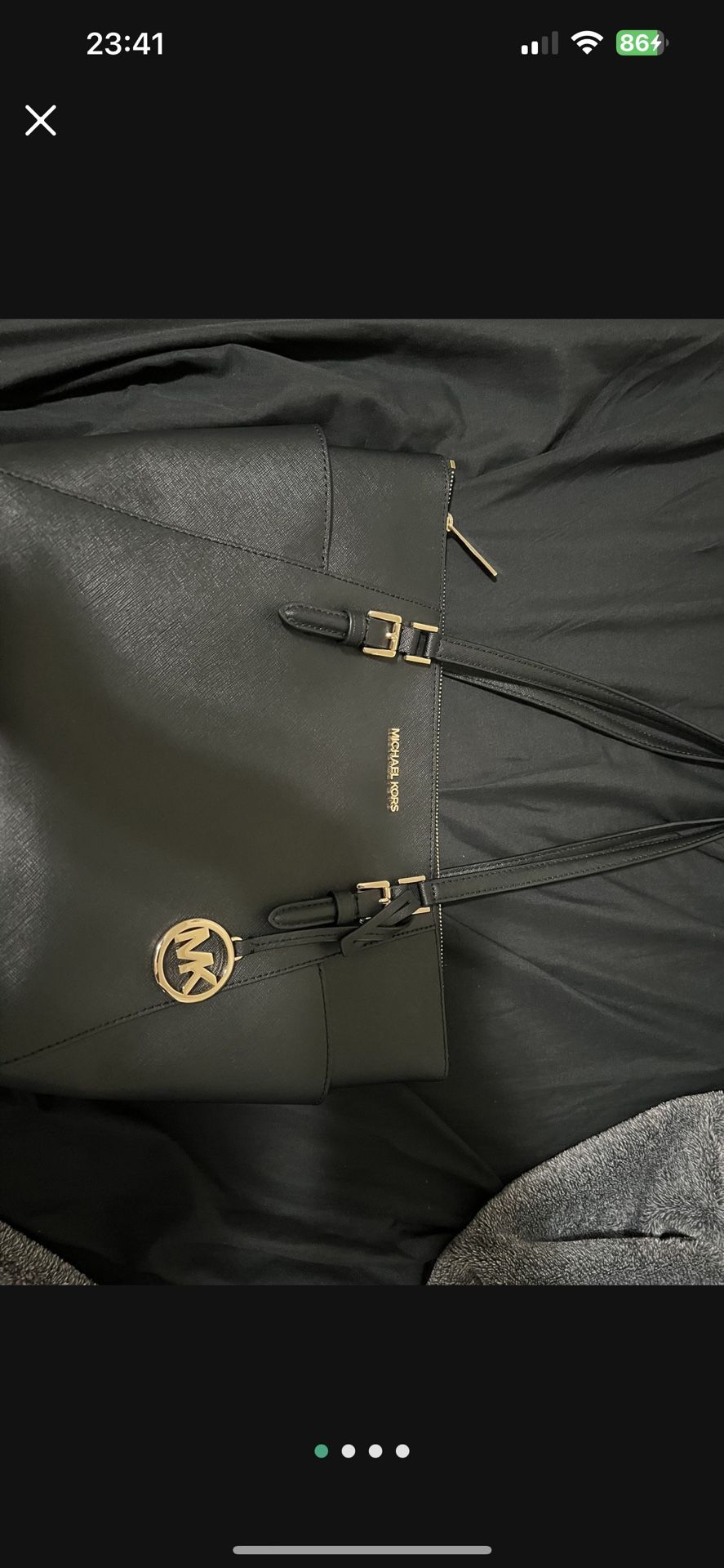 Charlotte Large Saffiano Leather TopZip Tote Bag for Sale in San