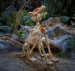 Home Accents Holiday 2.5 ft Halloween Classics Animated LED Skeleton Wolf