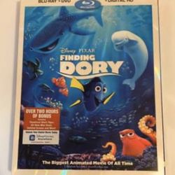 Disney Pixar Finding Dory Blu-Ray + DVD + Digital HD With Slipcover