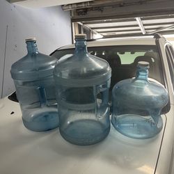 3 water bottles 5 gal, 5 gal, 3 gal