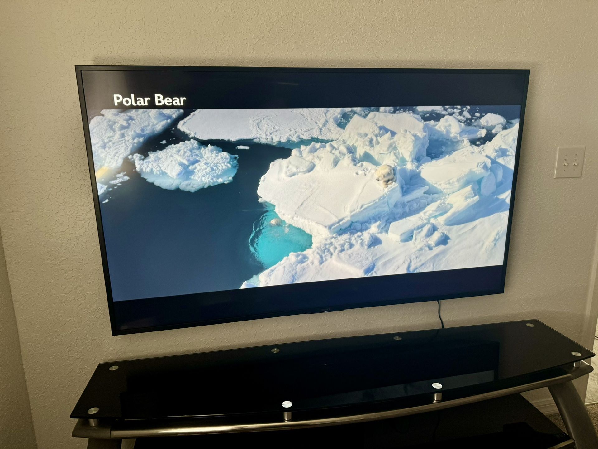 65” Sony Bravia Smart TV includes mount and brackets