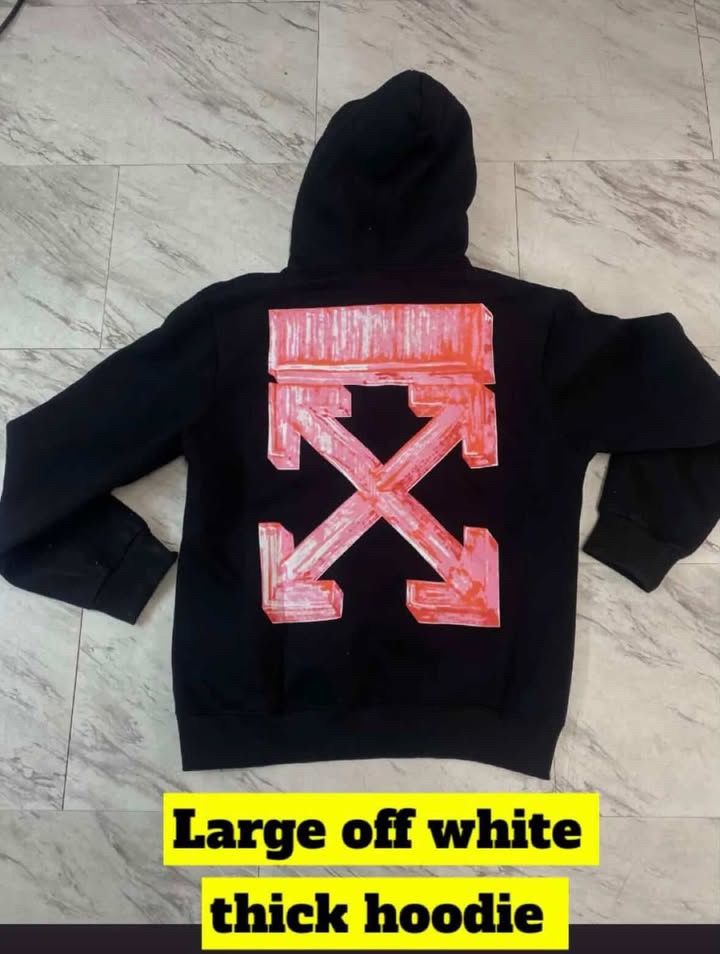 OFF-WHITE  Black Hoodie 